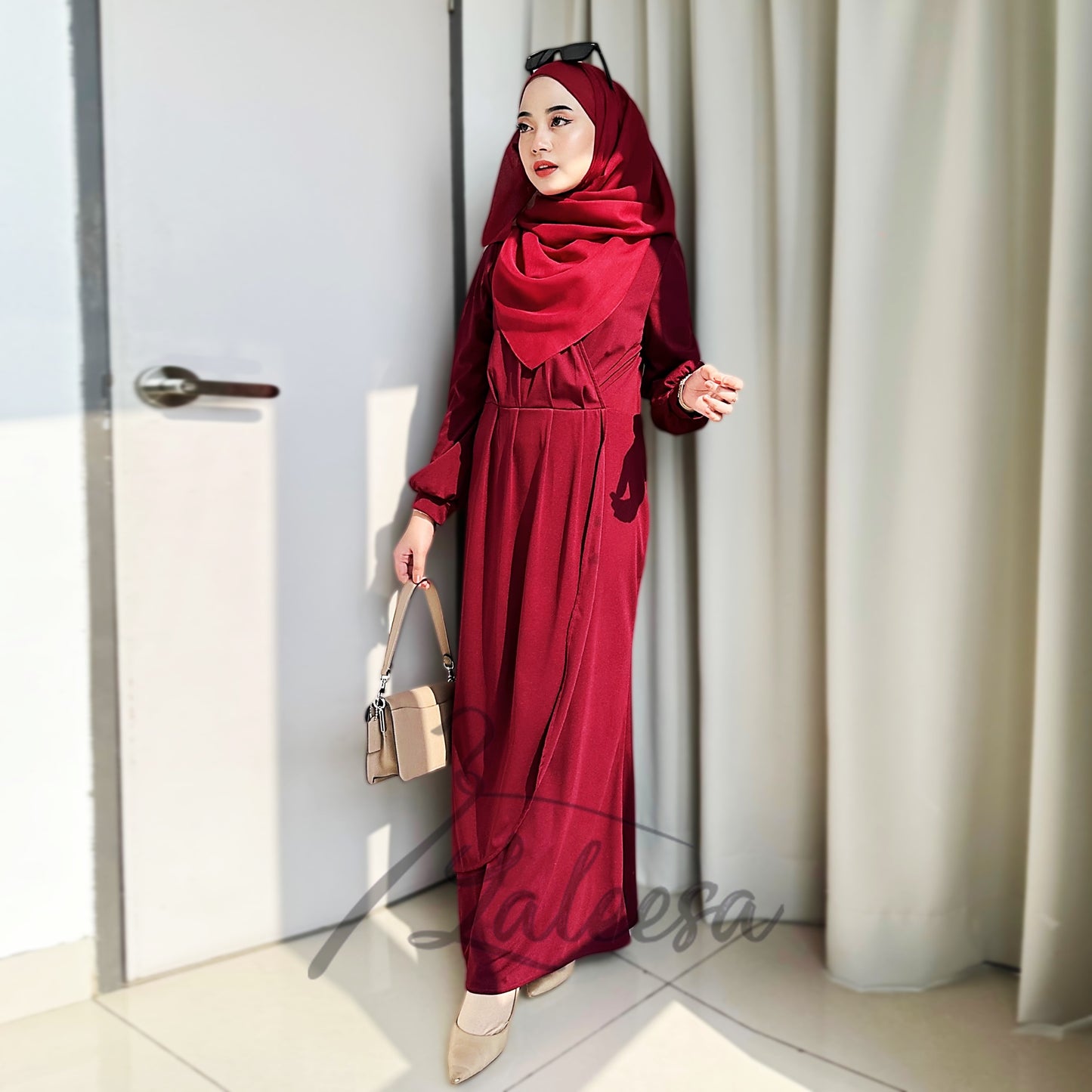 LALEESA DRESS HANA LD273297 Dress Muslimah Dress Woman Jubah Muslimah Jubah Abaya Dress Long Dress