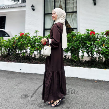 LALEESA DRESS HAFEEZA LD251251 <BF Friendly Series> Dress Muslimah Dress Woman Jubah Muslimah Abaya