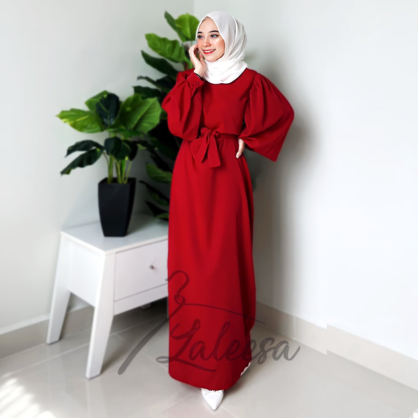 LALEESA DRESS BISMA LD245255 Dress Muslimah Dress Woman Jubah Muslimah Jubah Abaya Dress Long Dress