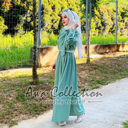 LALEESA Awa Collection DA128171 DRESS TAHMINA Long Dress Muslimah Dress Women Dress Baju Raya 2024