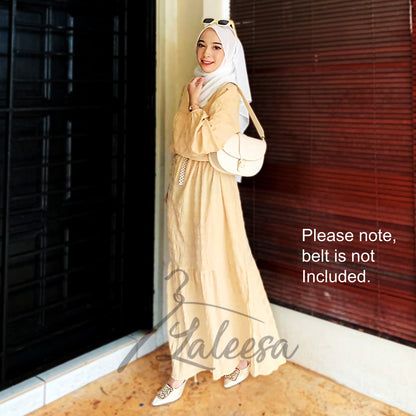 LALEESA DRESS RAFIA LD272262 <Ironless Series> (Ironless) Dress Muslimah Dress Woman Jubah Abaya