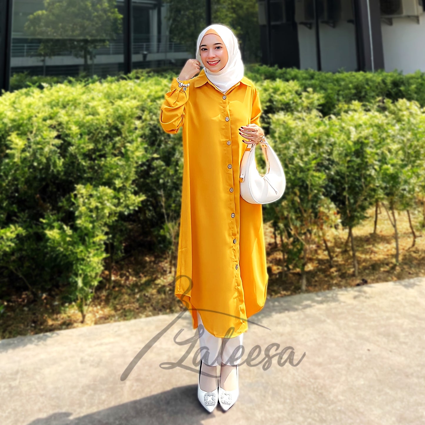 LALEESA BLOUSE NADI TB428628 <BF Friendly Series> Blouse Muslimah Blouse Women Blouse Plus Size Baju Raya 2024