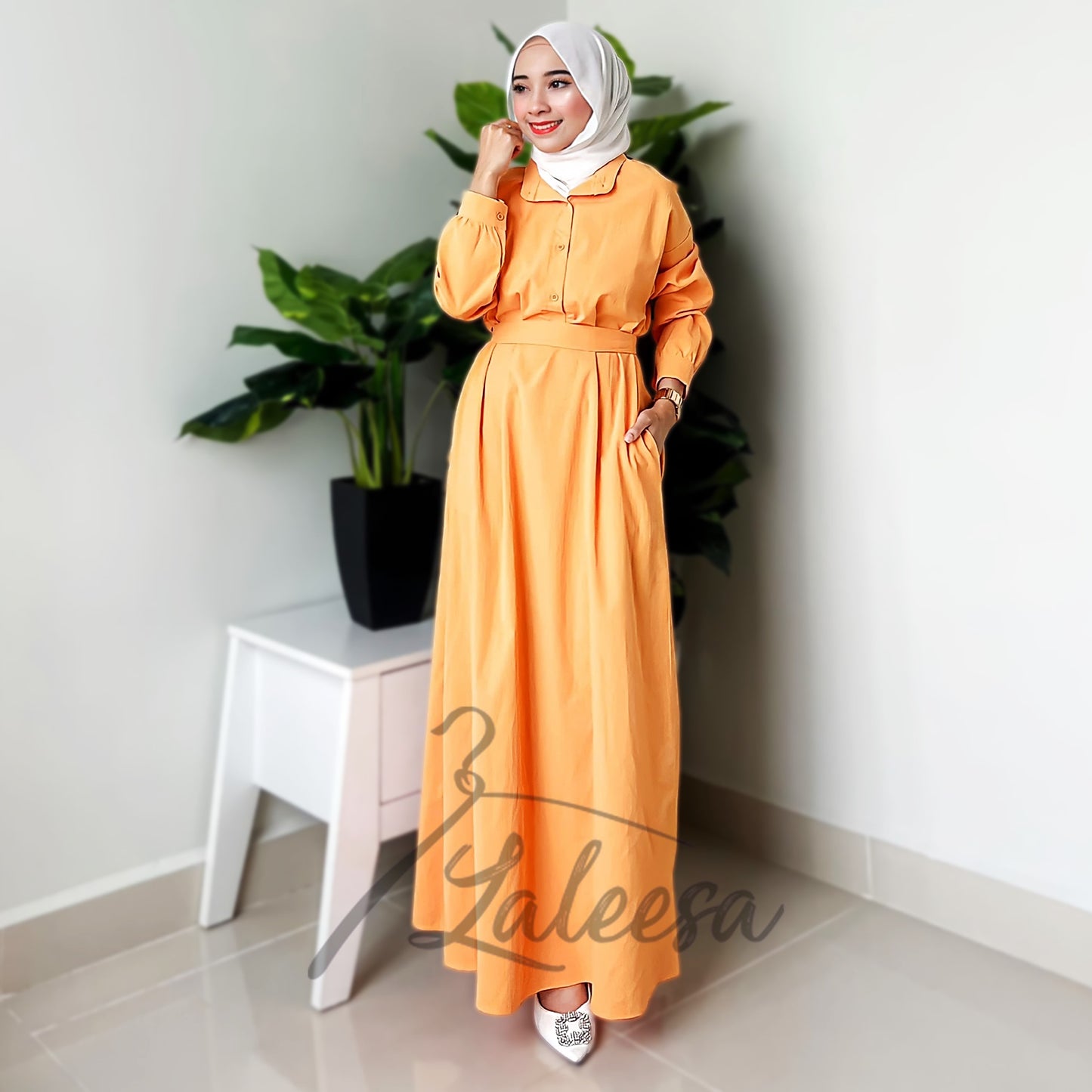 LALEESA DRESS KAINA LD254242 <BF Friendly Series> Dress Muslimah Dress Women Dress Jubah Plus Size Baju Raya 2024