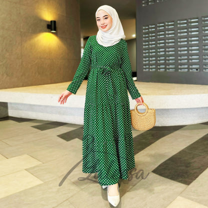 LALEESA DRESS WADI LD240200 Dress Muslimah Dress Woman Jubah Muslimah Jubah Abaya Dress Long Dress