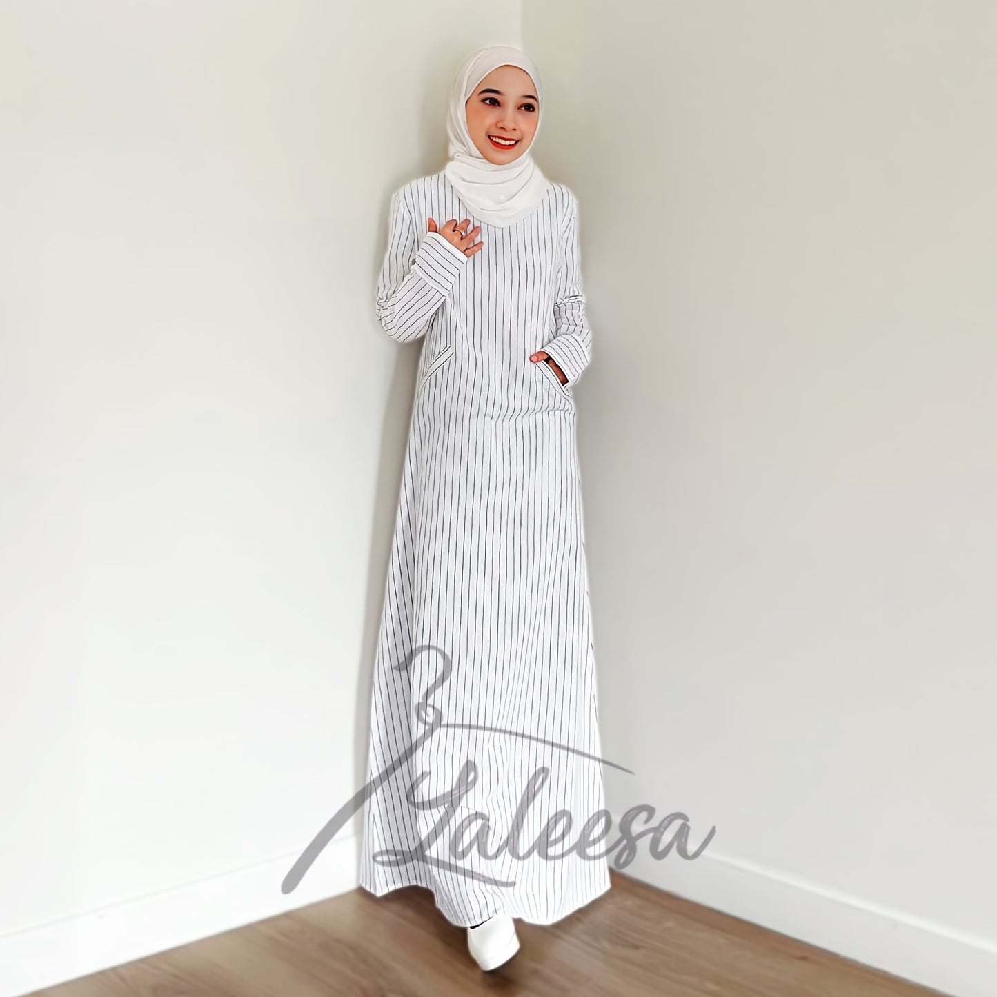 LALEESA DRESS SAFIA LD220954 Dress Muslimah Dress Woman Jubah Muslimah Jubah Abaya Dress Long Dress