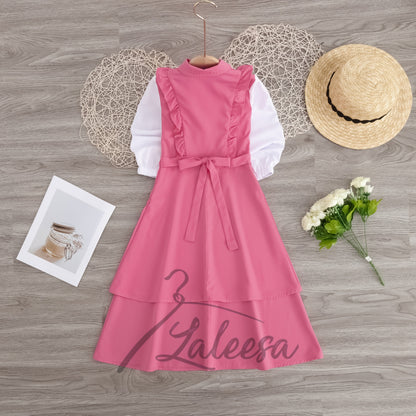 LALEESA DRESS (KIDS) PRINCESS LK278258 Dress Muslimah Dress Kids Dress Jubah Muslimah Jubah Abaya Dress Baju Raya 2024