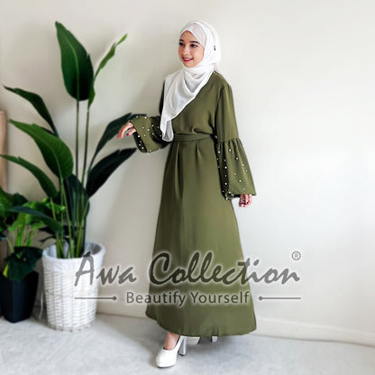 LALEESA Awa Collection DRESS LAMIS DA122117 Dress Muslimah Dress Woman Jubah Muslimah Jubah Abaya