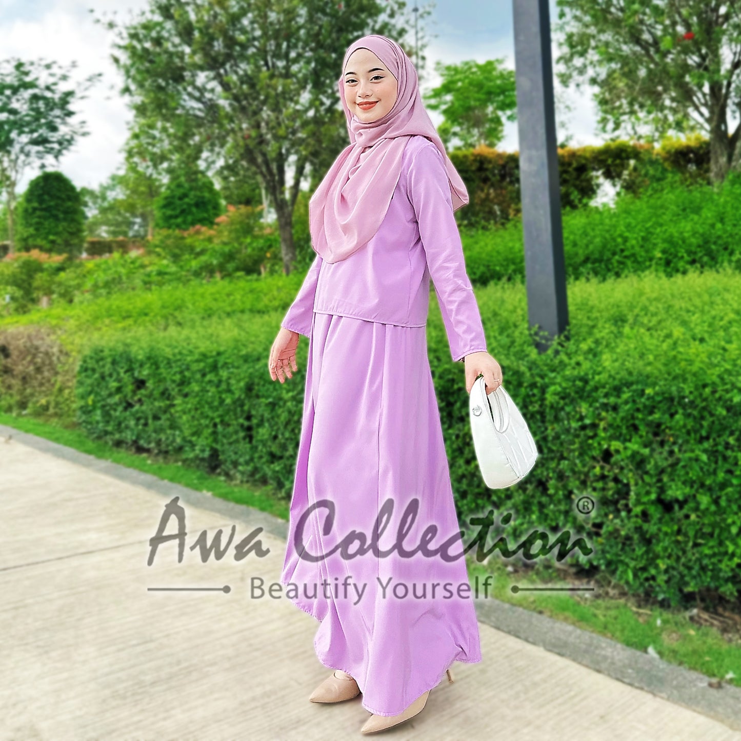 LALEESA Awa Collection (Blouse + Skirt) SA702781 SET NADIA Set Wear Blouse Muslimah Blouse Women Blouse Baju Raya 2024