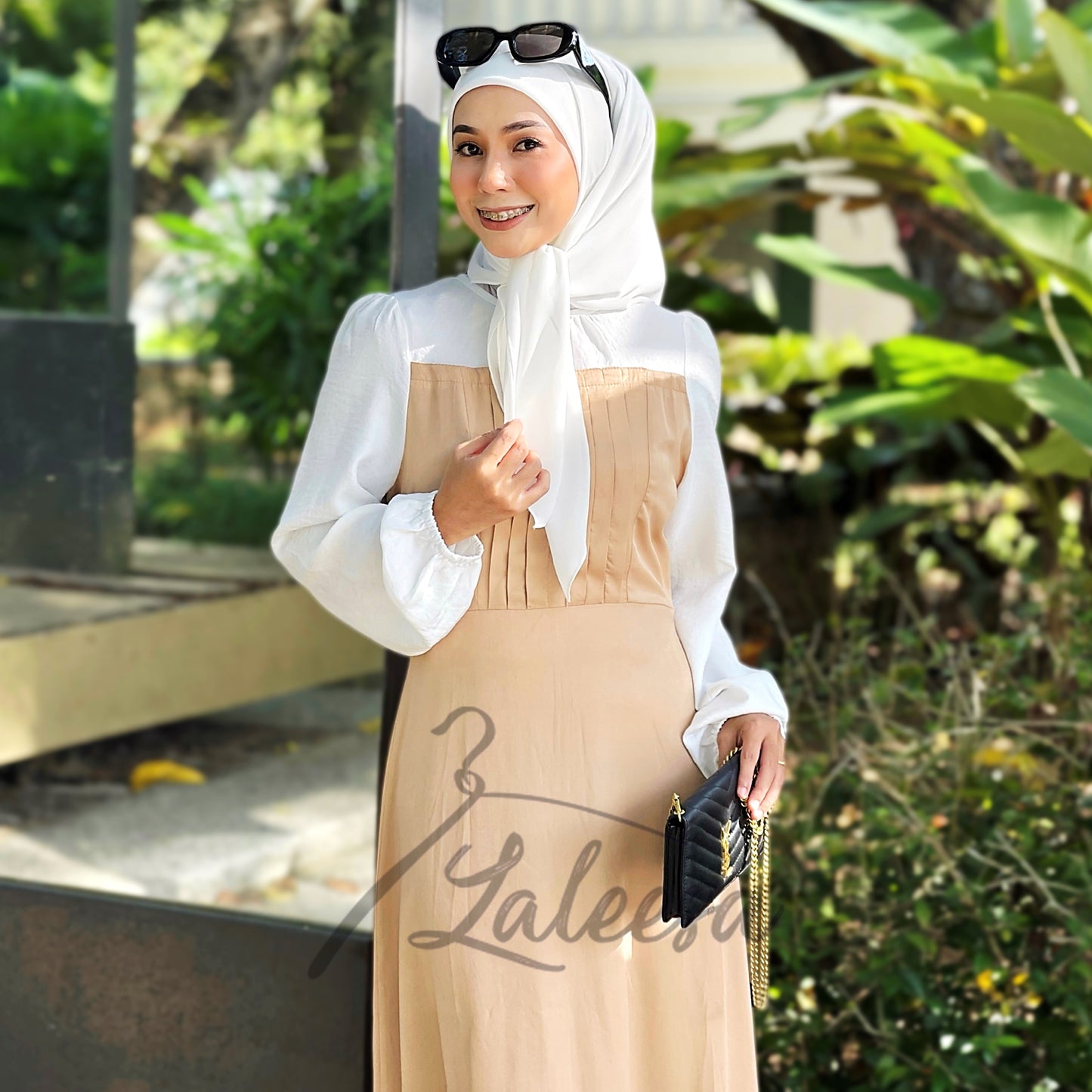 LALEESA DRESS DAMIANA LD227175 <Korean Series> (Small Cutting) Korean Style Dress Muslimah Plus Size Baju Raya 2024