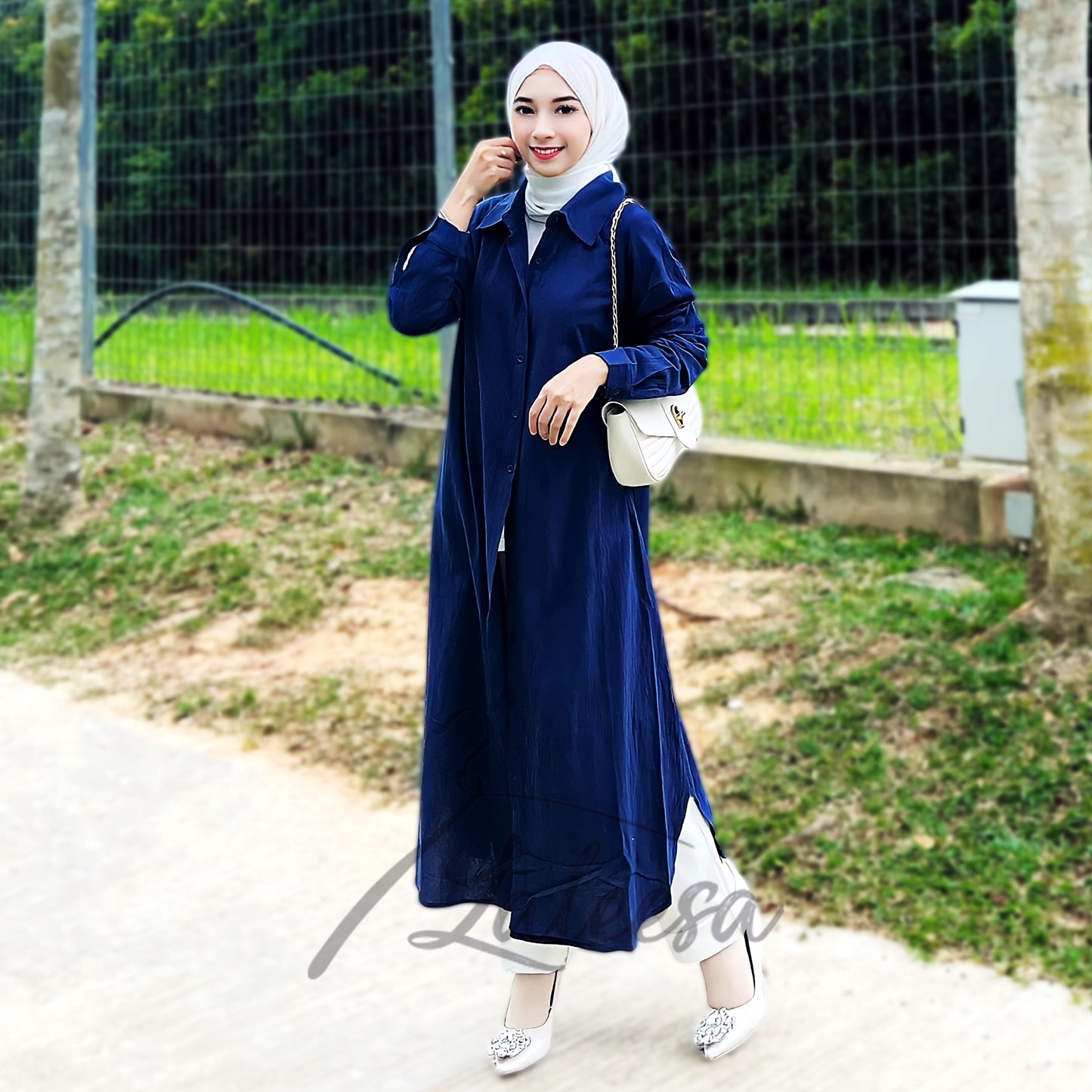 LALEESA DRESS MAHIRA LD266206 <BF Friendly Series> Dress Muslimah Dress Woman Jubah Muslimah Abaya