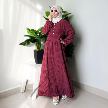 LALEESA DRESS TRANA LD289241 <Ironless Series> (Ironless) Dress Muslimah Dress Woman Jubah Abaya