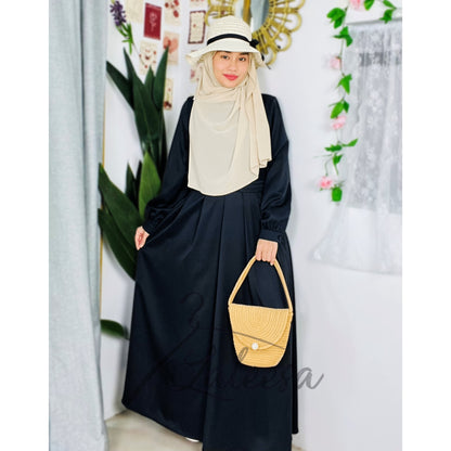 LALEESA DRESS NABILA LD285207 <BF Friendly Series> Dress Muslimah Dress Woman Jubah Muslimah Abaya