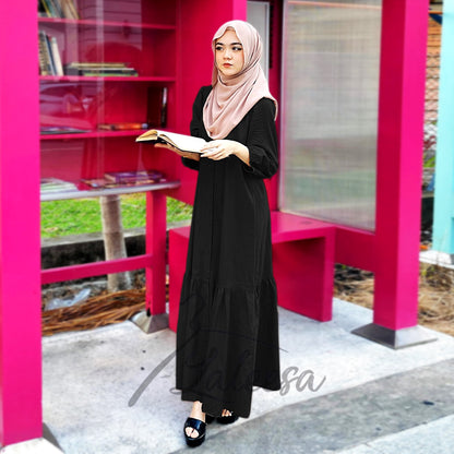 LALEESA DRESS DAFIYA LD218018  <BF Friendly Series> Dress Muslimah Dress Woman Jubah Muslimah Abaya