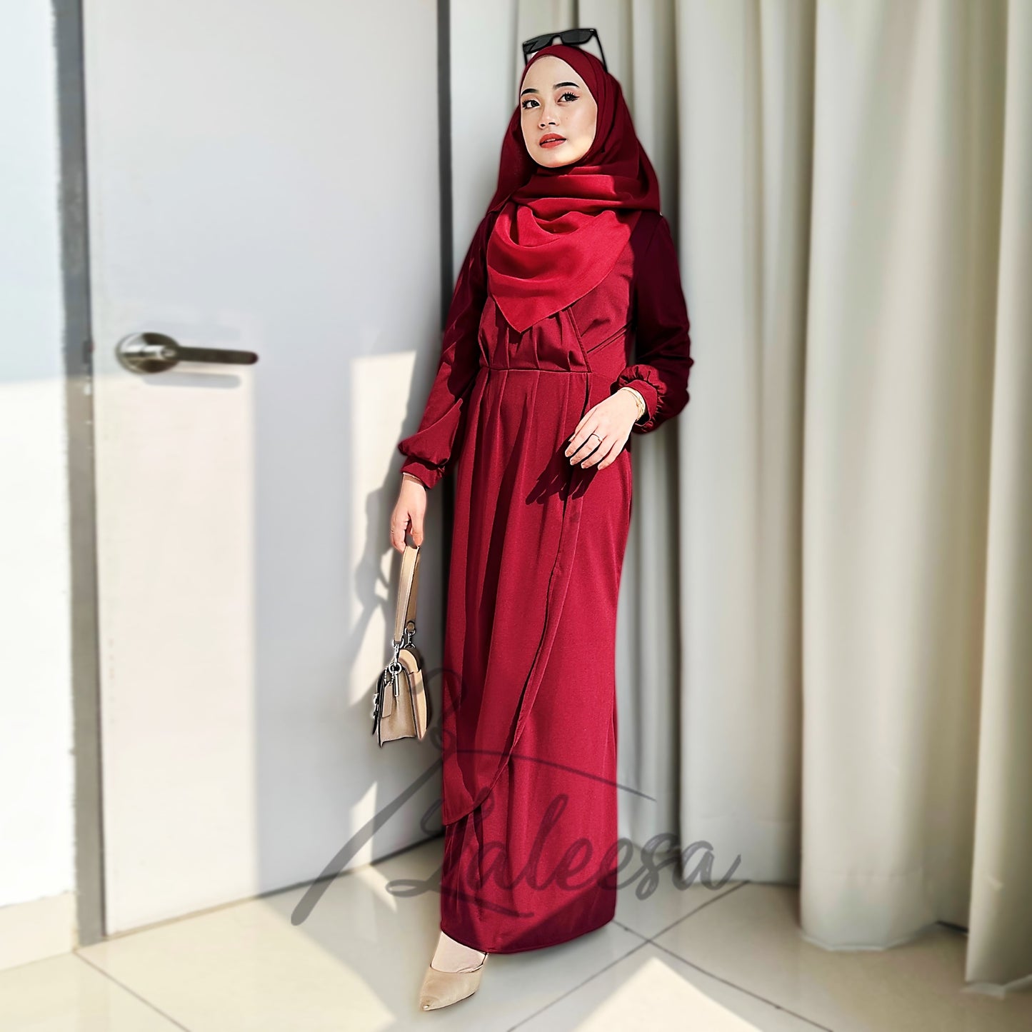 LALEESA DRESS HANA LD273297 Dress Muslimah Dress Woman Jubah Muslimah Jubah Abaya Dress Long Dress