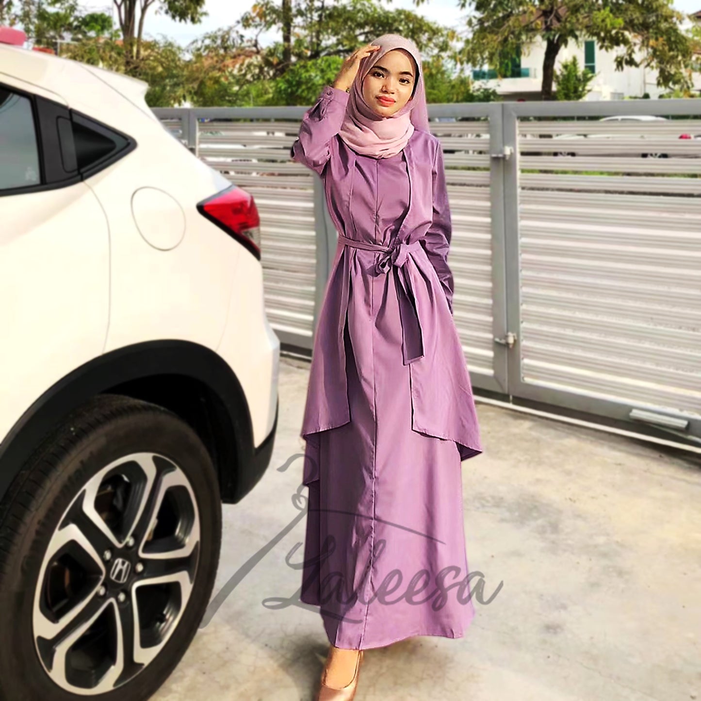 LALEESA DRESS IFFAH LD255295 <BF Friendly Series> Dress Muslimah Dress Woman Jubah Muslimah Abaya