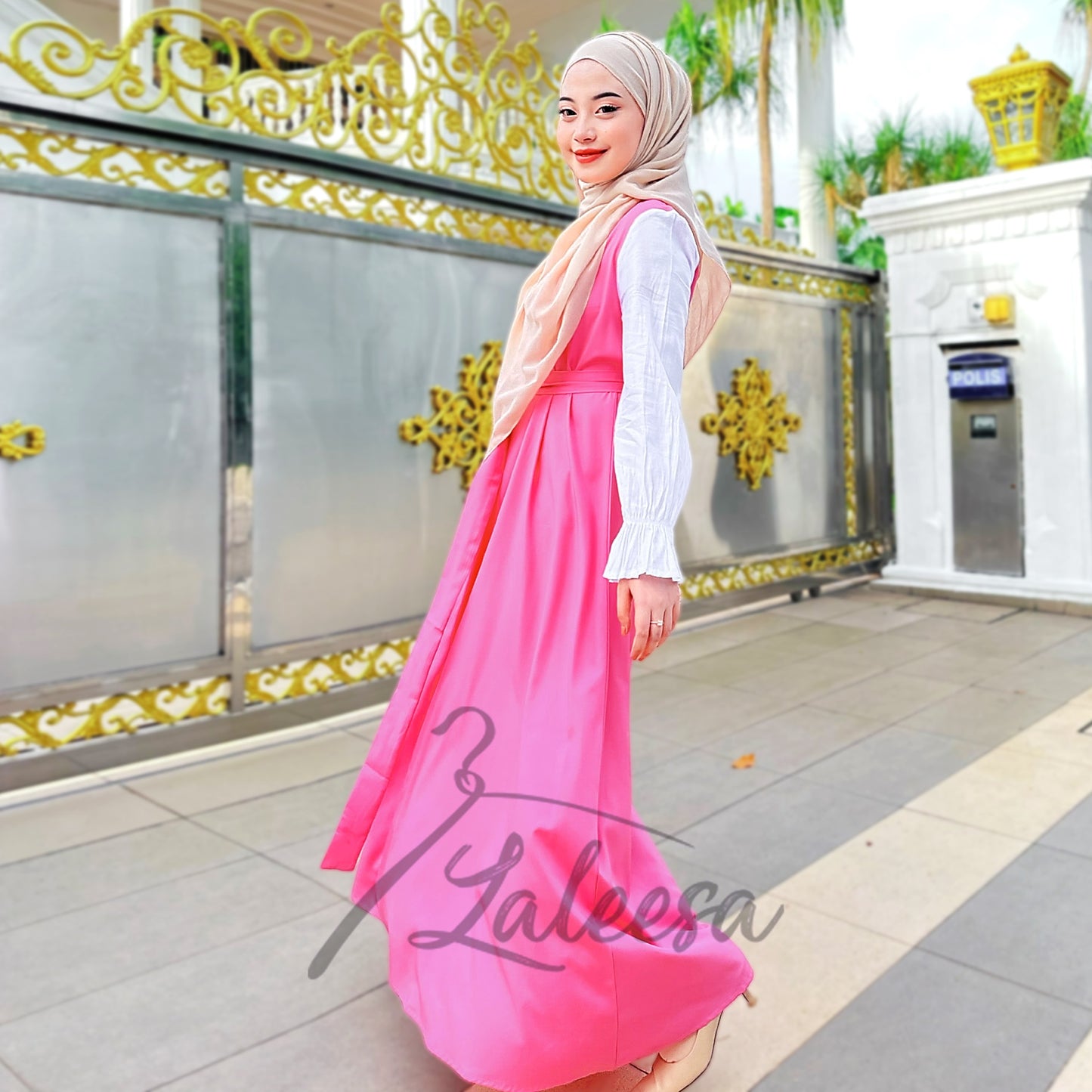 LALEESA DRESS FLARE LD241219 <Korean Series> Dress Muslimah Dress Women Dress Jubah Muslimah Plus Size Baju Raya 2024