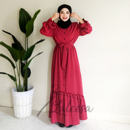 LALEESA DRESS IRTIZA LD274216 <BF Friendly Series> (Ironless) Dress Muslimah Dress Woman Jubah