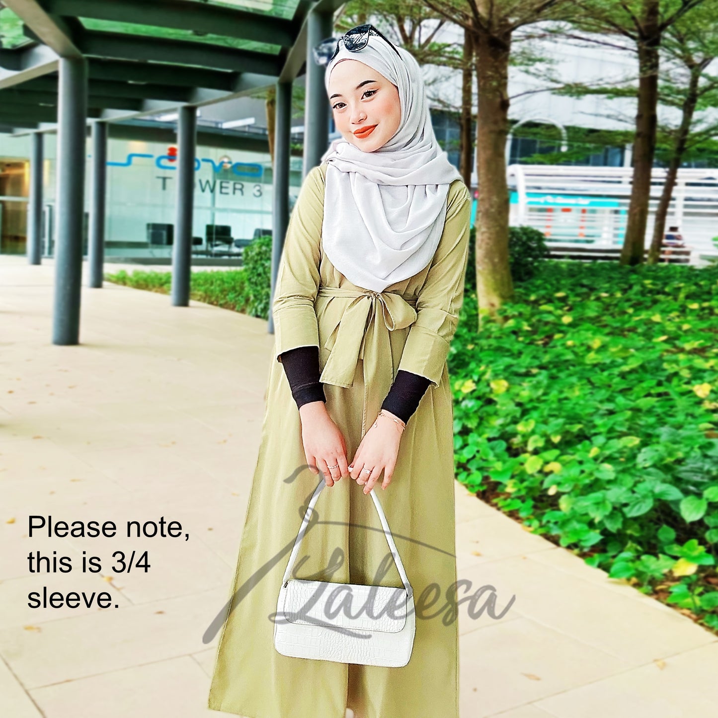 LALEESA DRESS FARAH LD222022 Dress Muslimah Dress Woman Jubah Muslimah Jubah Abaya Dress Long Dress