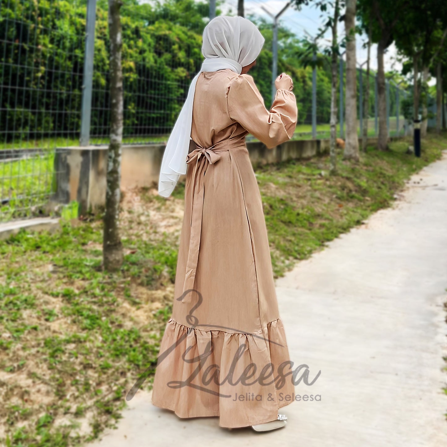 LALEESA DRESS BEENA LD213227 <Korean Series> (Small Cutting) Korean Style Dress Muslimah Dress Women Dress Jubah