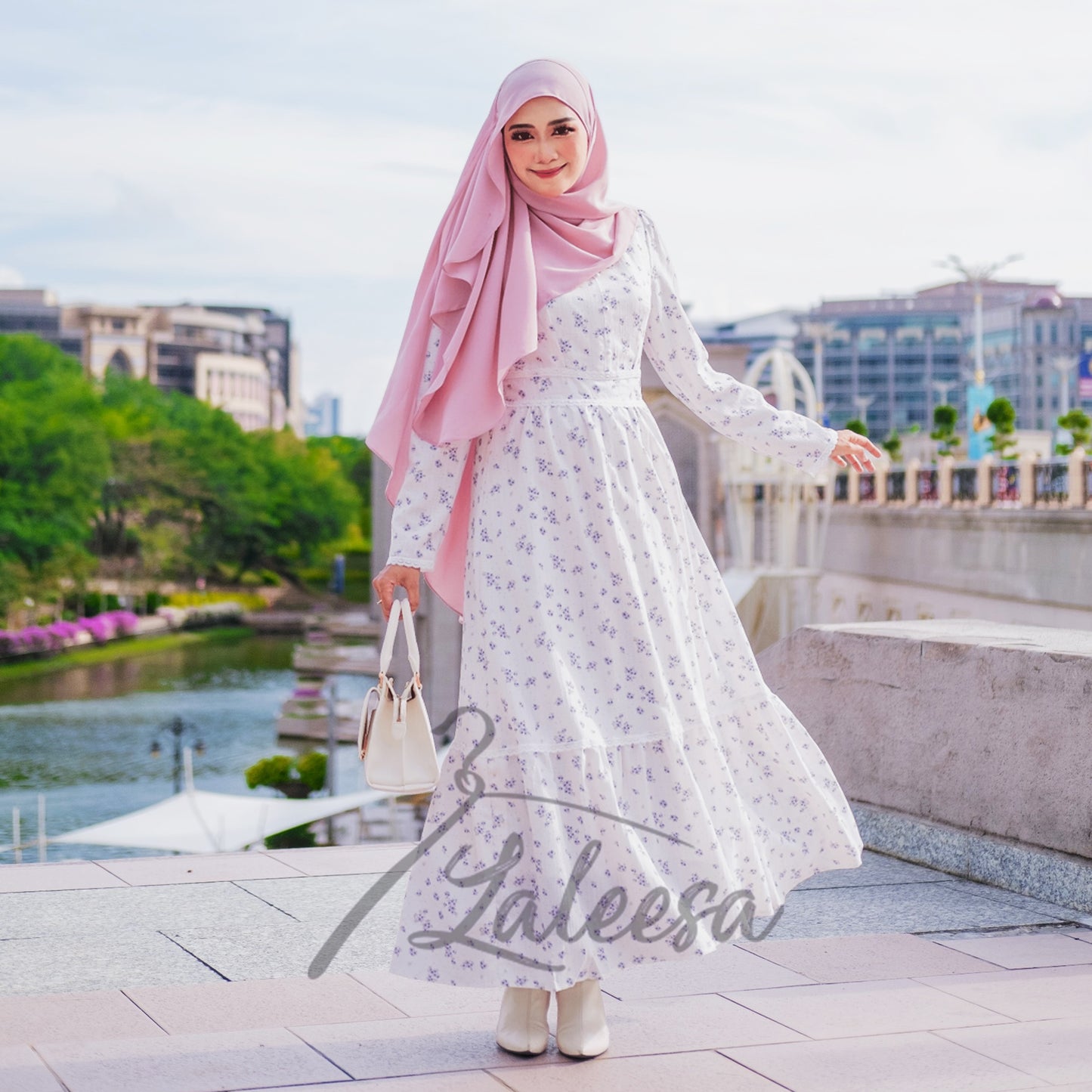 LALEESA DRESS CLARA LD236245 <Cottagecore Series> Dress Muslimah Dress Women Dress Jubah Muslimah