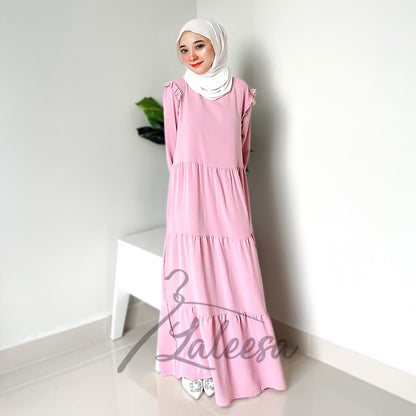 LALEESA DRESS ULYA LD221172 Dress Muslimah Dress Woman Jubah Muslimah Jubah Abaya Dress Long Dress