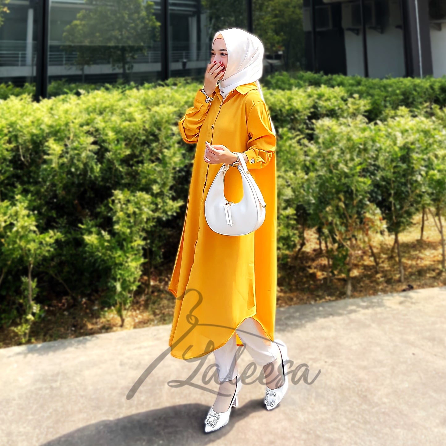 LALEESA BLOUSE NADI TB428628 <BF Friendly Series> Blouse Muslimah Blouse Women Blouse Plus Size Baju Raya 2024