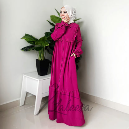 LALEESA DRESS QASIRA LD286218 <BF Friendly Series> Dress Muslimah Dress Women Dress Plus Size Baju Raya 2024