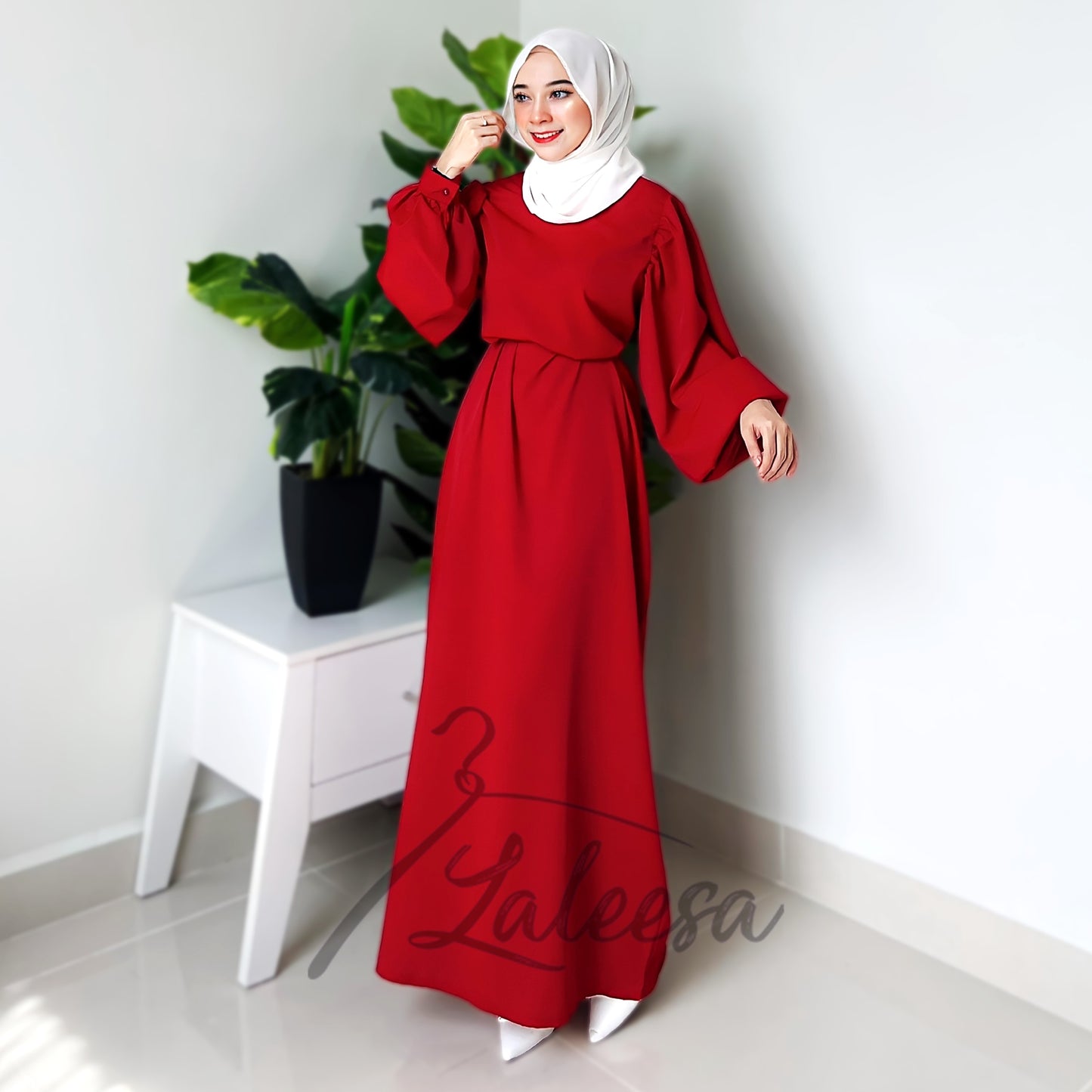 LALEESA DRESS BISMA LD245255 Dress Muslimah Dress Woman Jubah Muslimah Jubah Abaya Dress Long Dress