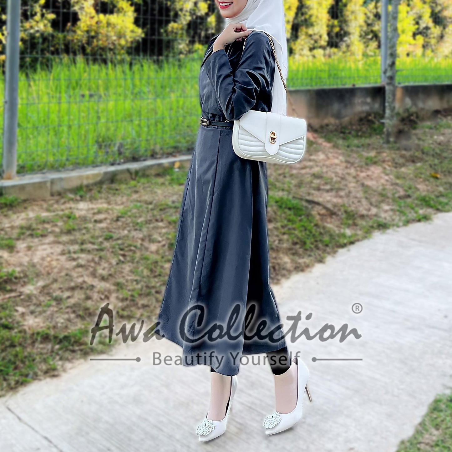 LALEESA Awa Collection DRESS IMRANA DA119189 <Korean Series> Dress Muslimah Dress Women Dress Baju Raya 2024
