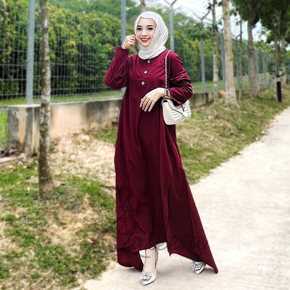 LALEESA LD233273 DRESS NAAZIRA Dress Muslimah Dress Women Dress Jubah Muslimah Jubah Abaya Plus Size Baju Raya 2024