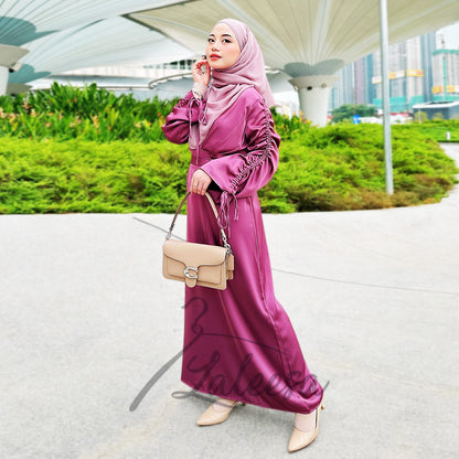 LALEESA DRESS ALIA LD212218 <BF Friendly Series> Dress Muslimah Dress Woman Jubah Muslimah Abaya