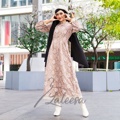 LALEESA DRESS LAURA LD221290 <Korean Series> (Small Cutting) Cheongsam Style Qipao Dress Muslimah Dress Women Dress