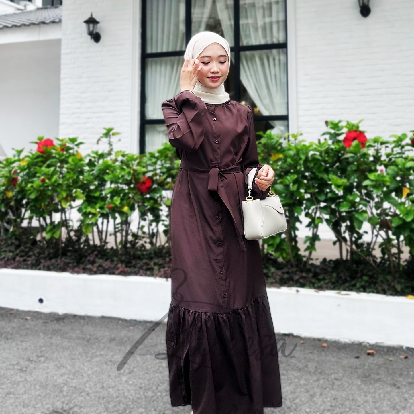 LALEESA DRESS HAFEEZA LD251251 <BF Friendly Series> Dress Muslimah Dress Woman Jubah Muslimah Abaya