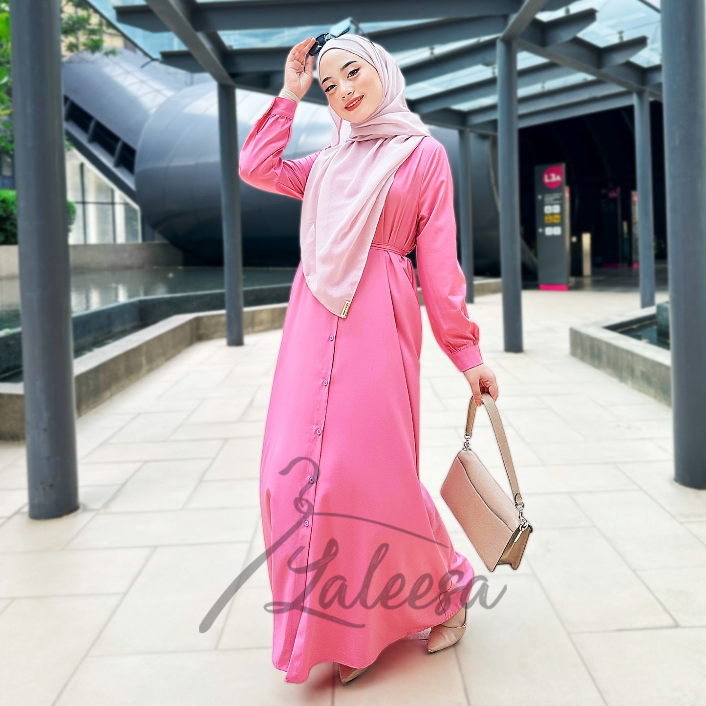 LALEESA DRESS FAKHIRA LD270208 <BF Friendly Series> Dress Muslimah Dress Woman Jubah Muslimah Abaya