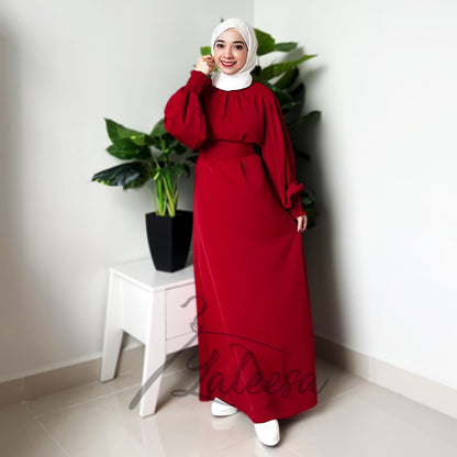 LALEESA LD297292 DRESS SABRINA Dress Muslimah Dress Women Dress Jubah Muslimah Jubah Abaya Plus Size Baju Raya 2024