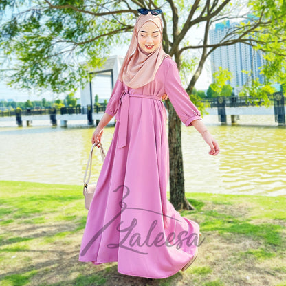 LALEESA DRESS ABEERA LD244246 Dress Muslimah Dress Woman Jubah Muslimah Jubah Abaya Dress Long Dress