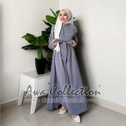 LALEESA Awa Collection DRESS DARRA DA114134 Dress Muslimah Dress Woman Jubah Muslimah Abaya Dress