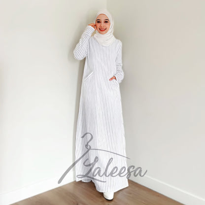 LALEESA DRESS SAFIA LD220954 Dress Muslimah Dress Woman Jubah Muslimah Jubah Abaya Dress Long Dress