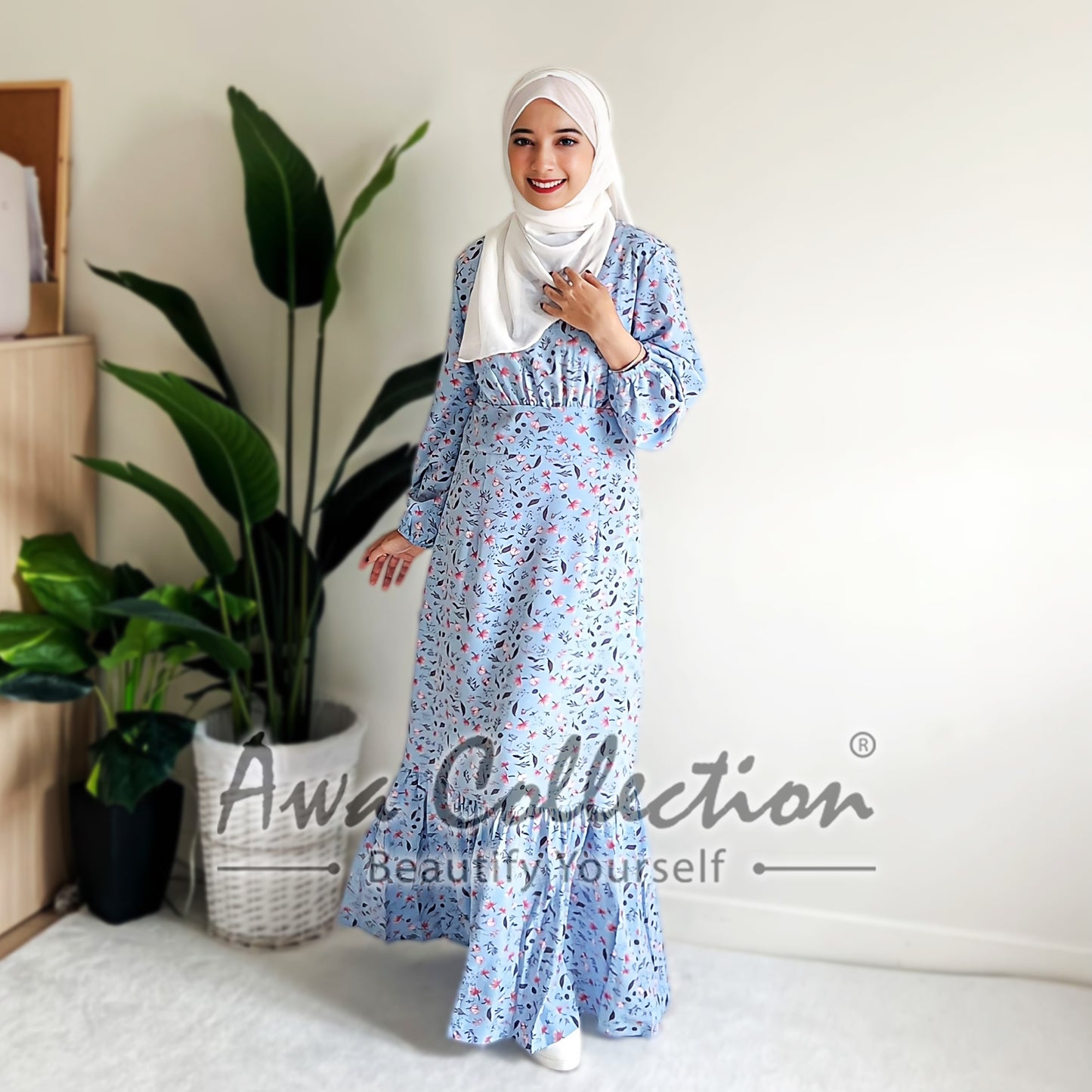 LALEESA Awa Collection DRESS KAMILA DA117167 (SMALL CUTTING) Dress Muslimah Dress Women Dress Jubah Baju Raya 2024