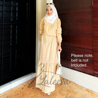 LALEESA DRESS RAFIA LD272262 <Ironless Series> (Ironless) Dress Muslimah Dress Woman Jubah Abaya