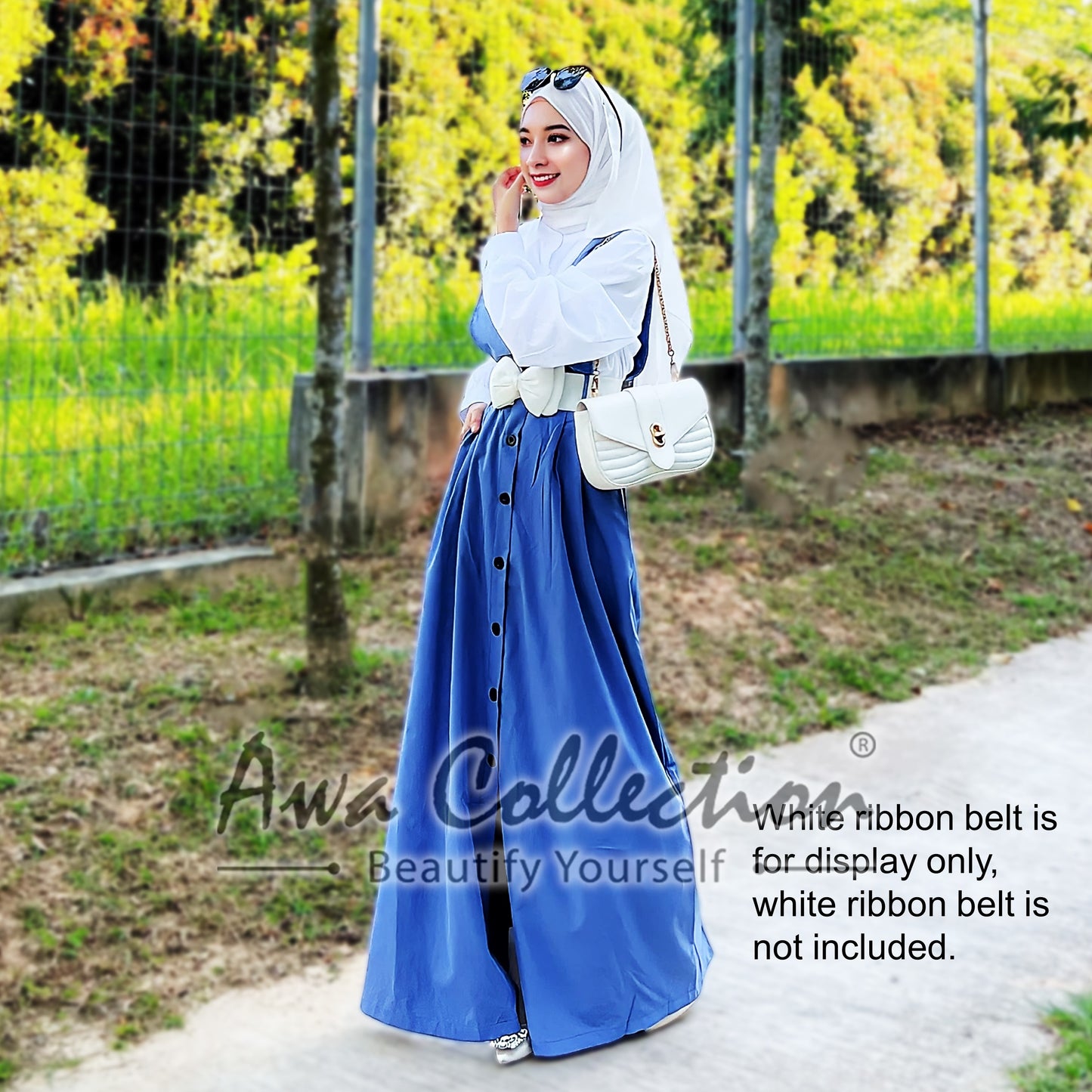 LALEESA Awa Collection (Blouse + Dress) SET HANIFA SA706745 <Korean Series> Set Wear Baju Raya 2024