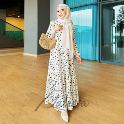 LALEESA DRESS CAMELLIA LD226164 <Korean Series> Korean Style Dress Muslimah Dress Women Dress Plus Size Baju Raya 2024