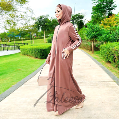 LALEESA DRESS HOODIE SHAMILA LD211290 <BF Friendly Series> Dress Muslimah Dress Woman Jubah Abaya