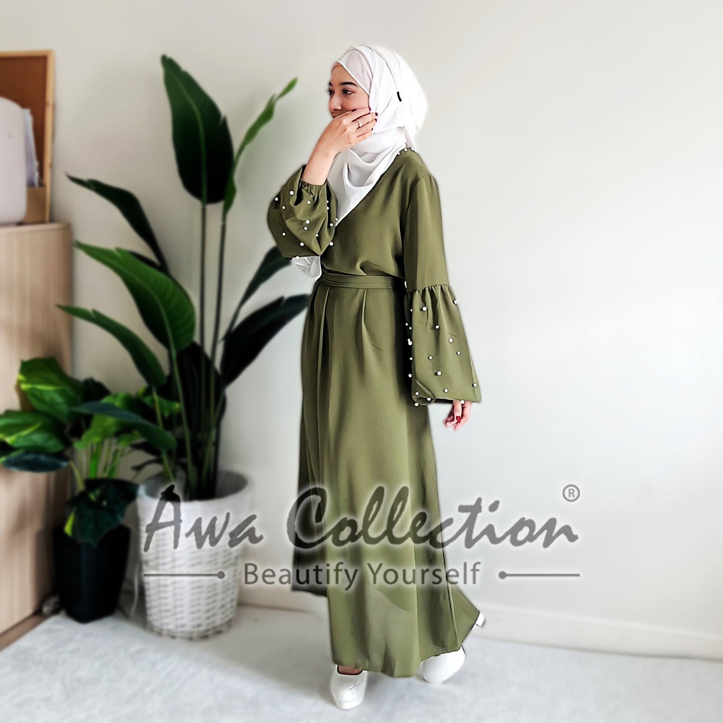 LALEESA Awa Collection DRESS LAMIS DA122117 Dress Muslimah Dress Woman Jubah Muslimah Jubah Abaya