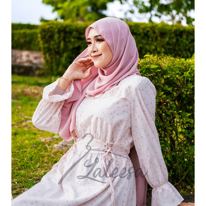 LALEESA DRESS HELENA LD237236 <Cottagecore Series> Dress Muslimah Dress Women Dress Jubah Muslimah Abaya