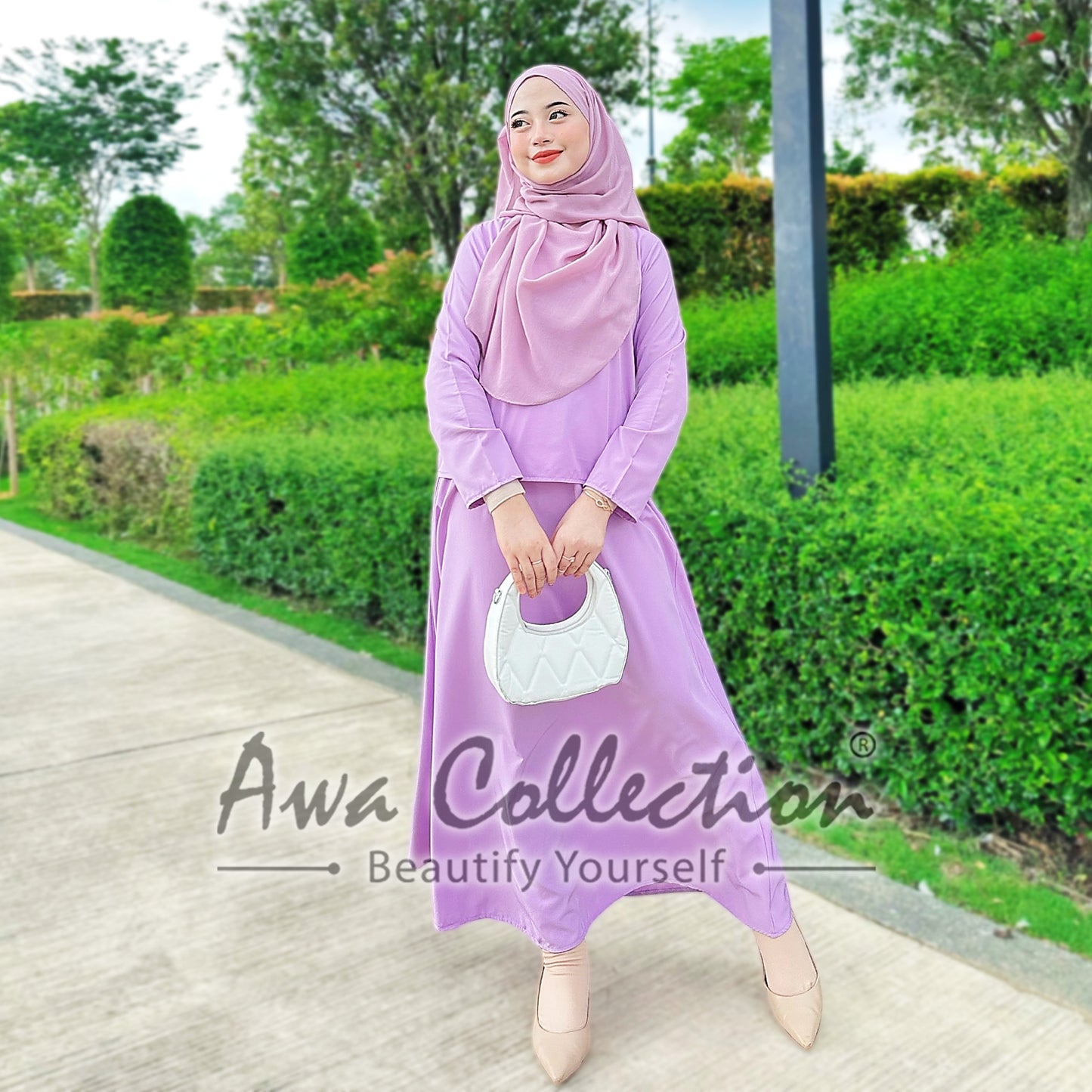 LALEESA Awa Collection (Blouse + Skirt) SA702781 SET NADIA Set Wear Blouse Muslimah Blouse Women Blouse Baju Raya 2024