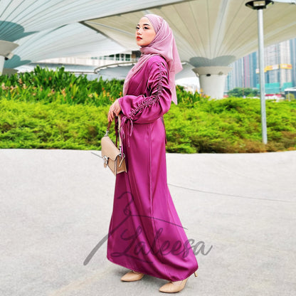 LALEESA DRESS ALIA LD212218 <BF Friendly Series> Dress Muslimah Dress Woman Jubah Muslimah Abaya