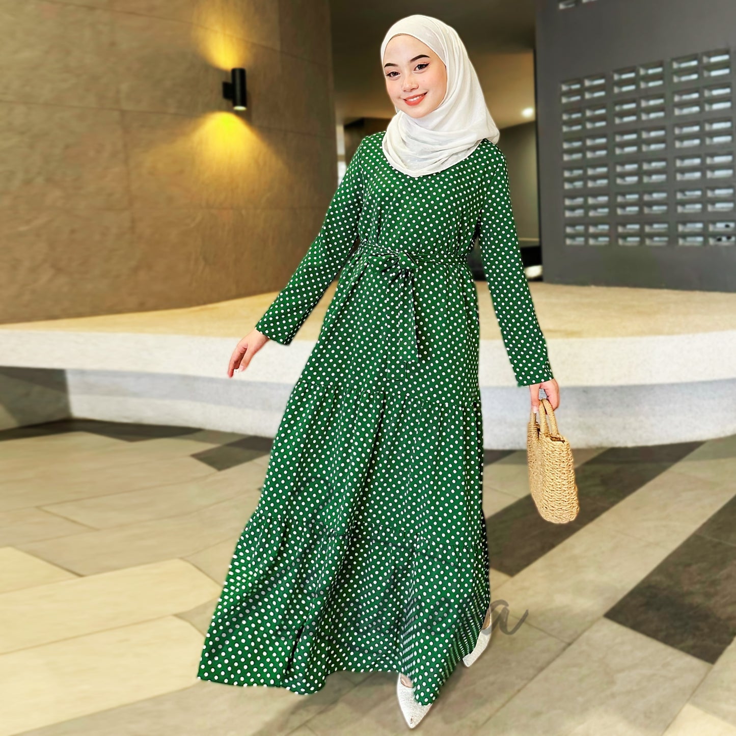 LALEESA DRESS WADI LD240200 Dress Muslimah Dress Woman Jubah Muslimah Jubah Abaya Dress Long Dress