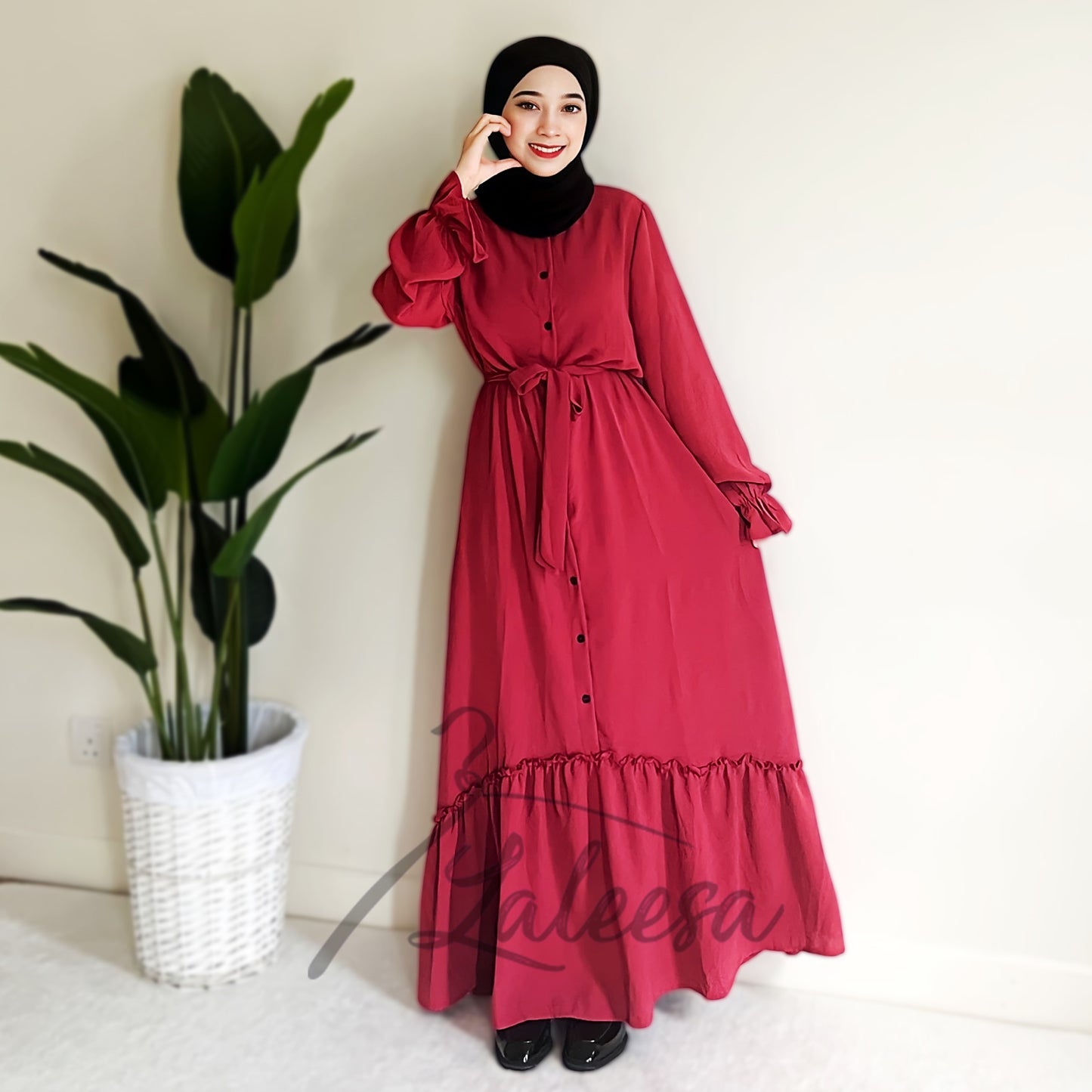 LALEESA DRESS IRTIZA LD274216 <BF Friendly Series> (Ironless) Dress Muslimah Dress Woman Jubah