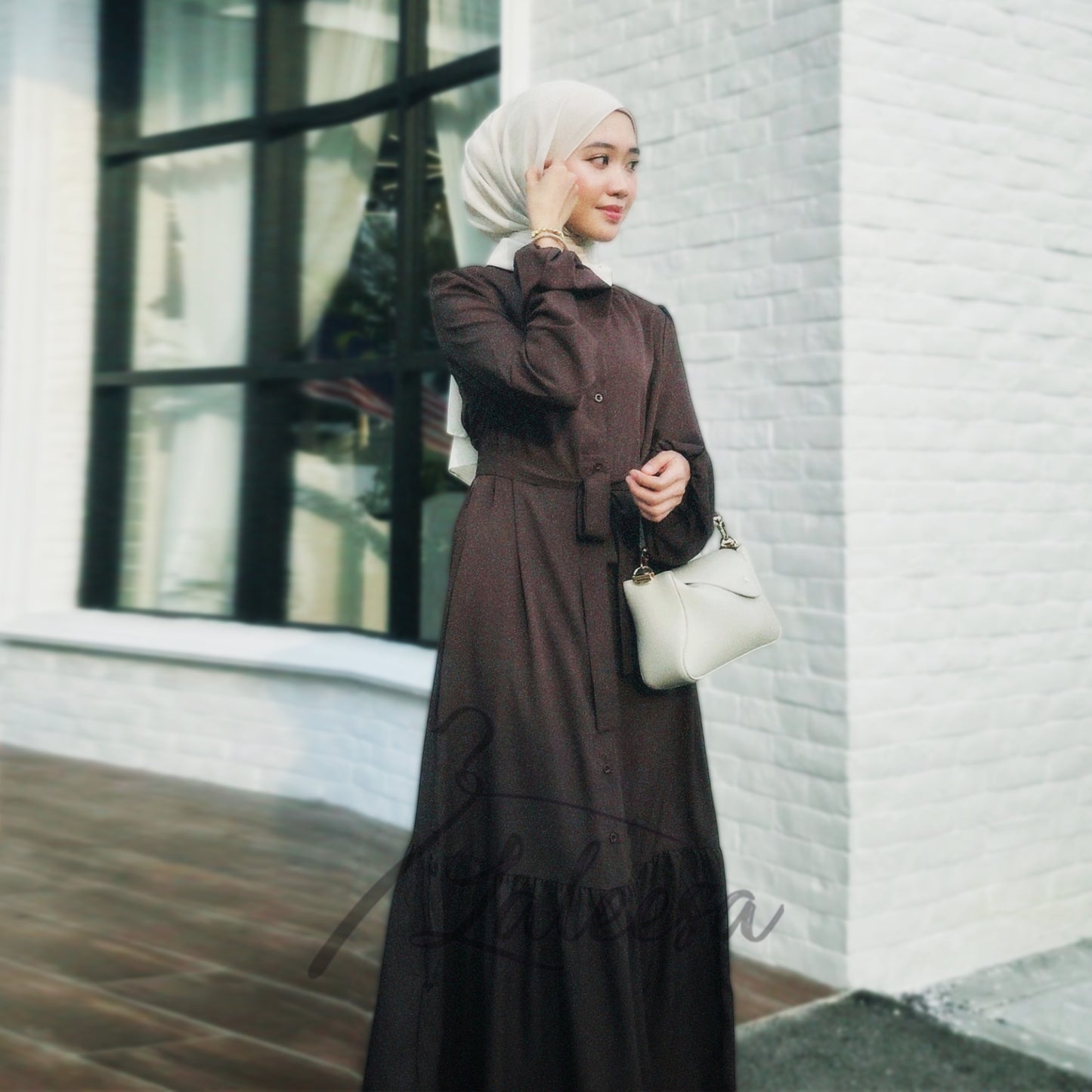 LALEESA DRESS HAFEEZA LD251251 <BF Friendly Series> Dress Muslimah Dress Woman Jubah Muslimah Abaya